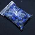 Bulk blue banded agate 13x18mm oval cabochons for DIY jewelry making and hairpins - Dark Blue Banded Agate (1 Piece)