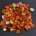 Cabochon ovali in agata rossa lucidata 15x20mm per gioielli e accessori fai da te - Agata rossa