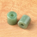 Natural light green aventurine cylindrical barrel beads for DIY bracelet making - Green Aventurine 1PC