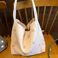 Rosa Polka-Dot-Shopper aus Wildlederimitat mit großem Fassungsvermögen für Damen - Große Rosa Punkte