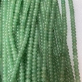 Fili di perline rotonde di avventurina verde chiaro da 8 mm per gioielli fai da te - 4x6mm (circa 100 pezzi) / Avventurina Verde