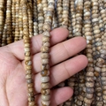 Perline rondelle in diaspro paesaggio naturale per gioielli fai-da-te e bracciali - Rondelle Piccola / Diaspro