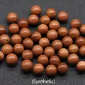 10mm synthetic gold sandstone round beads with shimmering finish for DIY jewelry - Synthetic Goldstone