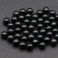 Polished 12mm black obsidian crystal round beads for DIY jewelry making and crafts - Obsidian