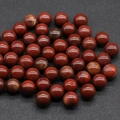 Polished 12mm red jasper semi-precious stone round beads for DIY jewelry making - Red Jasper