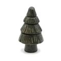 Albero di Natale in pietra naturale verde scuro fatto a mano per decoro tavolo - Stile Avventurina Verde Scuro (3 Pollici B)