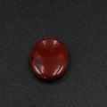 Piedra de pulgar ovalada de jaspe rojo con vetas naturales para masaje facial Gua Sha - Arcoíris