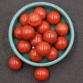 Polished natural Red Jasper 20mm non-porous stone spheres for DIY jewelry making - Red Jasper
