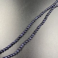 4mm deep blue goldstone round beads for jewelry making with sparkling glitter finish - Blue Sandstone