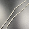 Polished 4mm natural grey marble stone beads with swirl texture for DIY jewelry making - Picture Jasper
