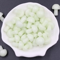 Glow-in-the-dark green resin mushroom stone for garden bonsai and DIY decoration - Luminous Stone
