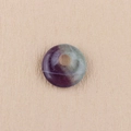 Ciondolo in fluorite naturale viola e verde con foro da 18 mm per gioielli fai-da-te - Fluorite