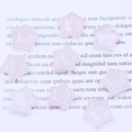 Mini 15mm rosa sternförmige Naturkristalle für DIY Handyhüllen und Haarklammern - Rosenquarz