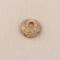 Ciondolo donut da 18mm in diaspro paesaggio naturale con motivi in pietra - Diaspro