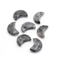 Pierres de lune polies en labradorite avec texture naturelle de pierre de lune grise - Larvikite