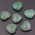 Natural 20mm green aventurine heart stones for DIY crafts and home decoration - Green Aventurine