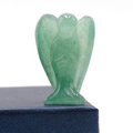 Mini green aventurine angel figurine for natural gemstone decor and crystal healing - Green Aventurine