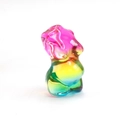 Rainbow gradient pregnant woman crystal figurine with colorful electroplated finish - Rainbow Gradient (No.2)
