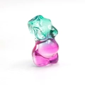 K9 crystal pregnant woman goddess torso sculpture in green to pink gradient finish - Green and Pink Gradient (No.3)