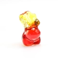 K9 crystal pregnant woman torso art sculpture with yellow and red gradient finish - Yellow and Red Gradient (No.4)
