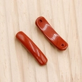 Cuenta de piedra jaspe rojo con acabado pulido para hacer joyas de bricolaje - Jaspe Rojo