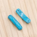 Conector de barra turquesa azul-verde para creación de joyas y pulseras DIY - Turquesa Azul Sintética