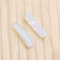 Conector de piedra ópalo para pulsera DIY en azul claro semitransparente - Ópalo Sintético