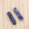 Set de conectores de sodalita azul con tubo curvo y piezas de piedra natural - Sodalita Azul