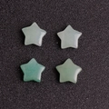 Mini stelle da 15mm in avventurina verde naturale per gioielli fai-da-te e decorazioni - Avventurina Verde