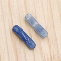 Dijes de piedra ágata natural azul para la creación de joyas DIY y pulseras - Aventurina Azul