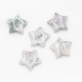 Mini 20mm natural crystal star stones with lavender and pink mottled texture - Auspicious Jade