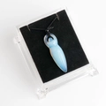 Opalite goddess totem pendant necklace with black woven cord in a display box - Opal (Synthetic)