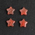 Mini perline a stella da 15mm in agata cristallo rosa arancio per gioielli fai da te - Rosso Anguria