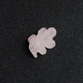 Hand-carved miniature rose quartz crocodile figurine with natural pink crystal texture - Rose Quartz