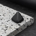 Gepolijste zwarte obsidiaan piramide van natuursteen voor meditatie en woondecoratie - Obsidiaan