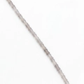 Translucent smoky purple bamboo-shaped natural crystal agate beads for DIY jewelry - Grey Agate