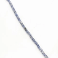 Bamboo shaped natural sodalite blue stone beads for DIY jewelry making and bracelets - Blue Spot Stone
