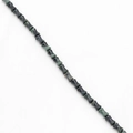 Bamboo shaped dark green natural agate beads for DIY handmade jewelry bracelets - Sparrow Stone