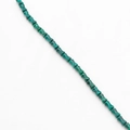 Bamboo shaped green malachite stone beads with natural silk texture for DIY jewelry - Malachite (Synthetic)