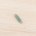 Polished green aventurine hexagonal prism stone pendant with a top pre-drilled hole - Green Aventurine Pendant Only