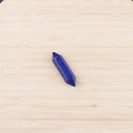 Lapis lazuli hexagonal double point pendant with natural deep blue stone texture - Lapis Lazuli Pendant Only