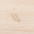 Polished hexagonal pale yellow crystal point pendant with drill hole for jewelry DIY - Yellow Jade Pendant Only