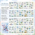 Set di 20 adesivi PET a tema mare estivo con 10 illustrazioni costiere uniche e vivaci - Brezza Marina Estiva (FGSJ)