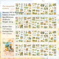 Set di 20 adesivi PET Hillside Poem con illustrazioni naturalistiche autunnali ad acquerello - Poesia della Collina (FGSJ)
