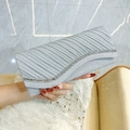 Silver pleated evening clutch bag with sparkling glitter and rhinestone trim for women - Silver
