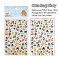 Cute Shiba Inu cartoon stickers, waterproof PET material for journals and planners - Cute Dog Diary