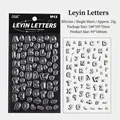 Tampons en silicone transparent lettres et chiffres pour scrapbooking et journal DIY - Lettres Leyin