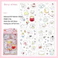 Lot de stickers en PET imperméables avec d'adorables chatons roses pour décoration DIY - Chat aux Baies