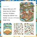 Snail Girl theme DIY watercolor stickers set with PET transparent sheets and cardstock - Fairy Tale-Shell Girl