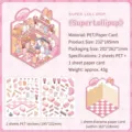 Kit d'autocollants scène miniature 3D Super Lollipop avec 2 feuilles PET et une carte - Super Sucette